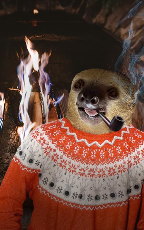 Winston and Director Jeff Spin a Yarn Awe And